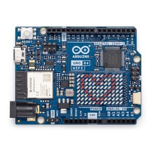 Arduino UNO R4 WiFi ABX00087 sur fond blanc