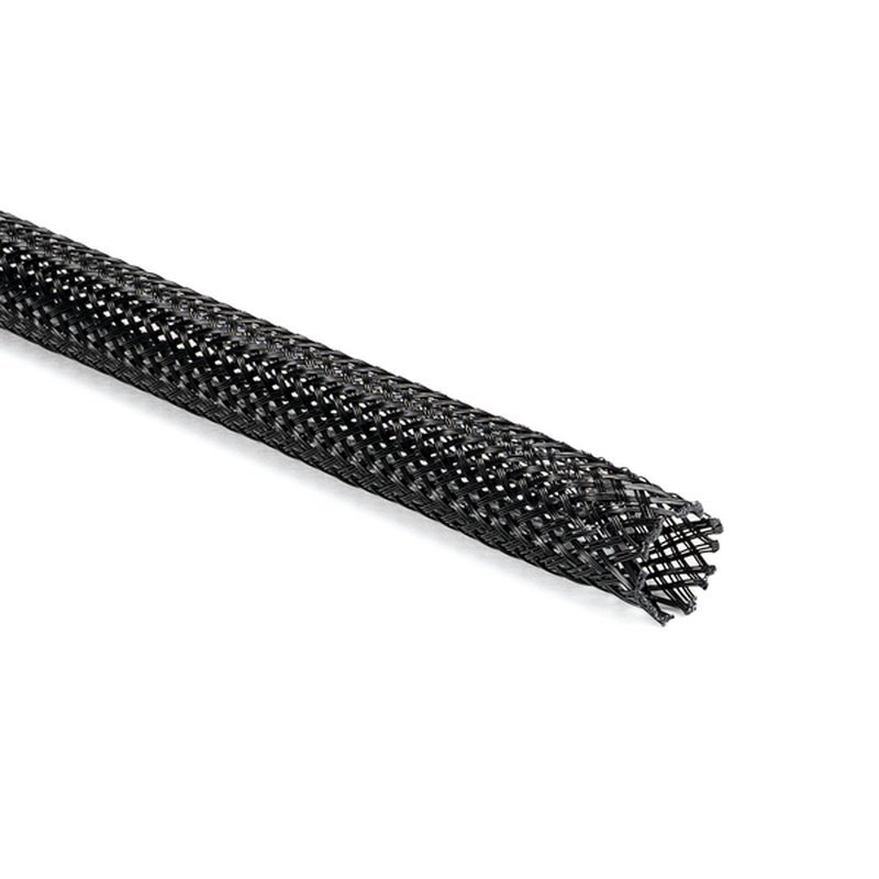 Gaine tressée polyester noire HELU HGP 2-7MM 98137 Gaine tressée polyester noire HELU HGP 2-7MM (98137), Ø 2-7 mm