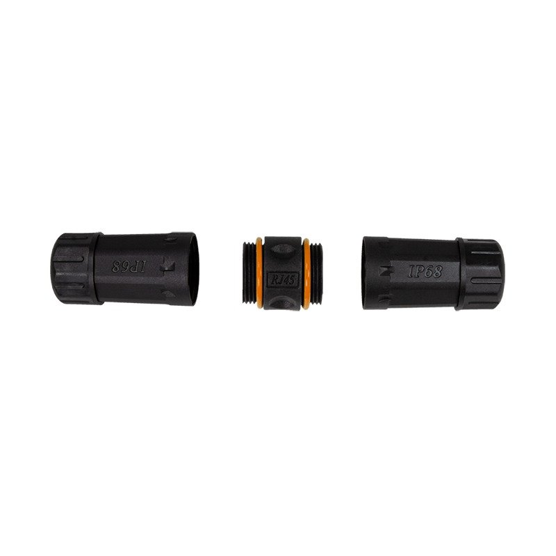 Coupleur RJ45 Cat.6A blindé IP68 noir LogiLink NP0086 Coupleur RJ45 Cat.6A blindé IP68 noir LogiLink NP0086