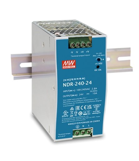 Alimentation rail DIN Mean Well NDR-240-24 24 V 10 A