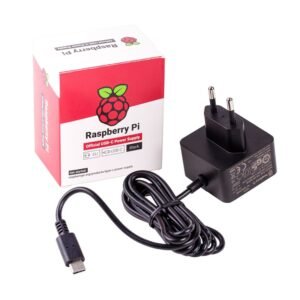 Alimentation officielle Raspberry Pi 15W USB-C (Pi 4), prise EU