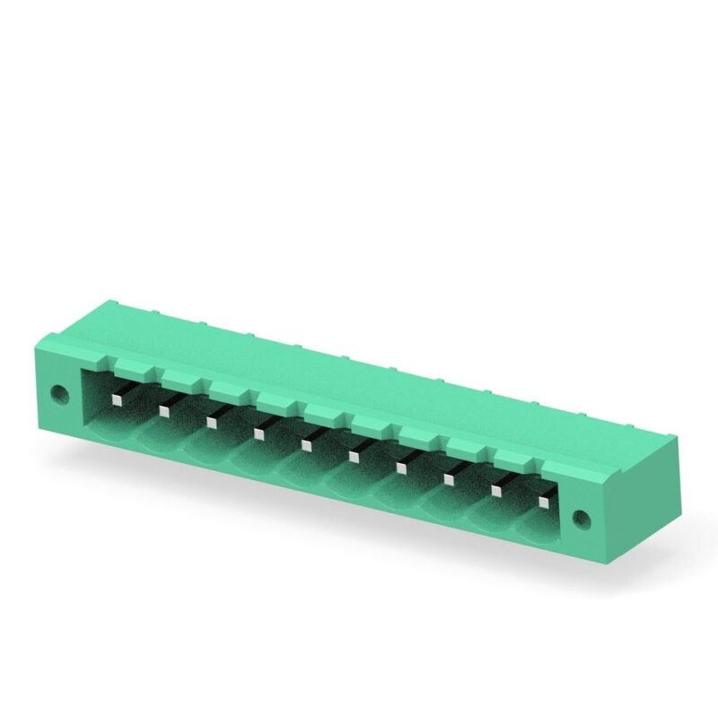 Bornier PCB coudé 10 points 5,08 mm TE Connectivity 1-796866-0